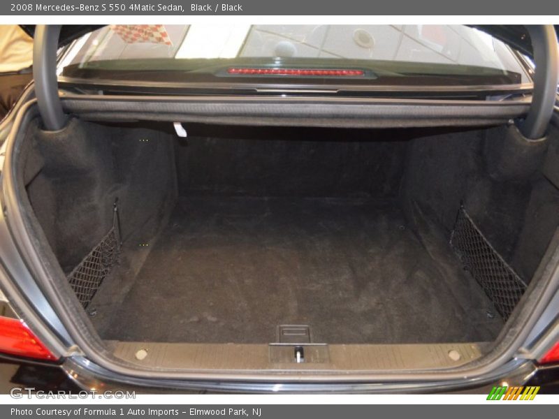 Black / Black 2008 Mercedes-Benz S 550 4Matic Sedan