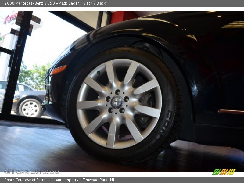 Black / Black 2008 Mercedes-Benz S 550 4Matic Sedan