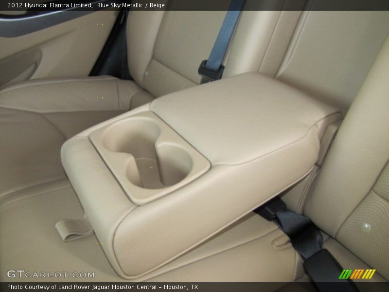 Blue Sky Metallic / Beige 2012 Hyundai Elantra Limited