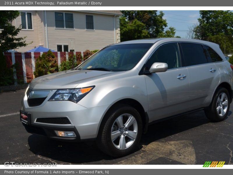 Palladium Metallic / Ebony 2011 Acura MDX Technology