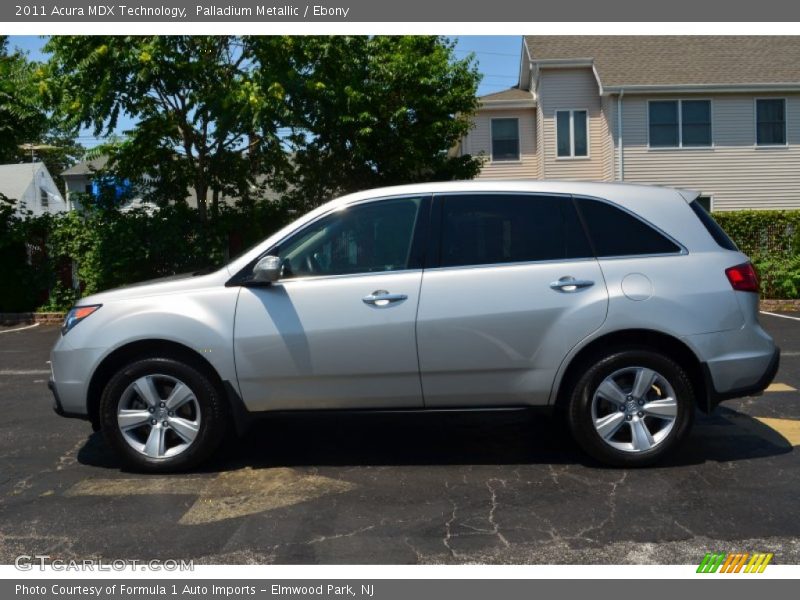 Palladium Metallic / Ebony 2011 Acura MDX Technology