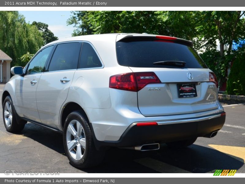 Palladium Metallic / Ebony 2011 Acura MDX Technology