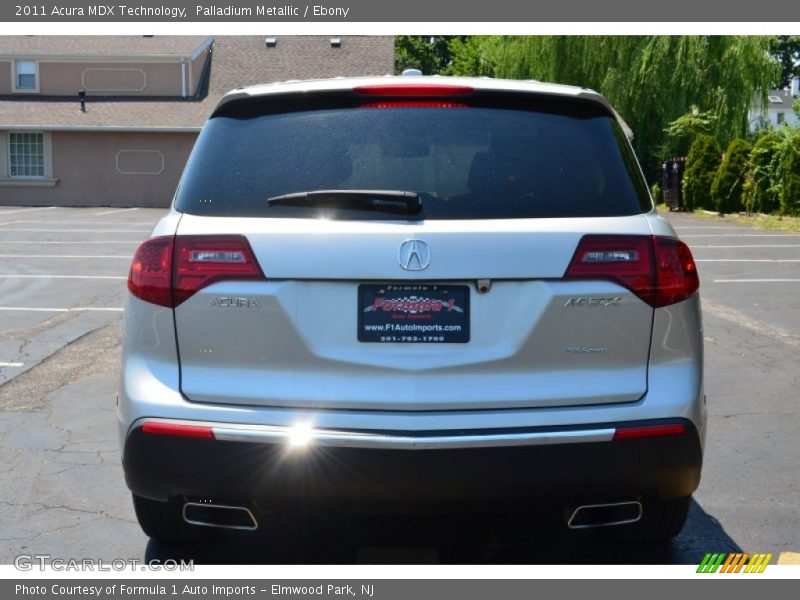 Palladium Metallic / Ebony 2011 Acura MDX Technology