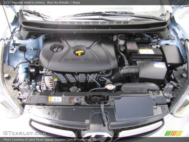  2012 Elantra Limited Engine - 1.8 Liter DOHC 16-Valve D-CVVT 4 Cylinder