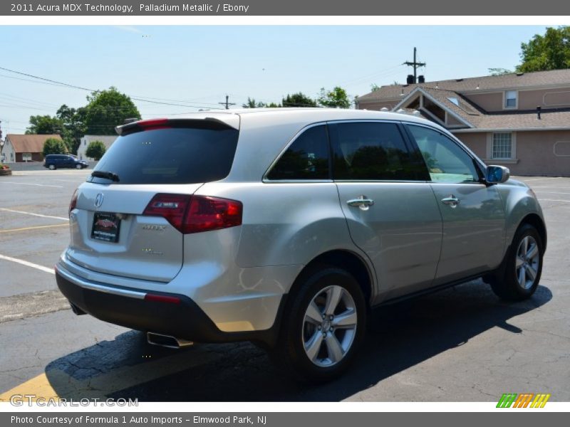 Palladium Metallic / Ebony 2011 Acura MDX Technology
