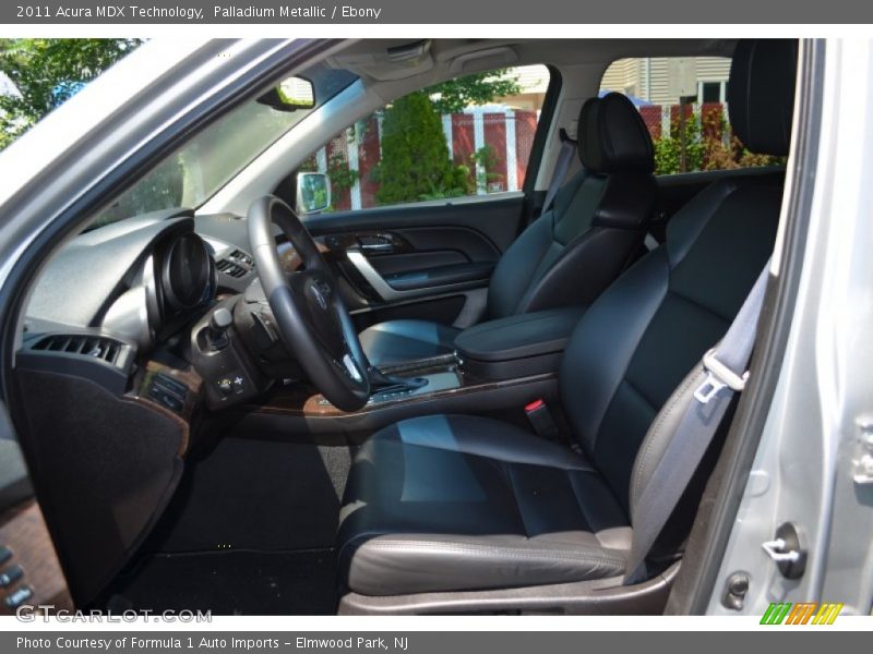 Palladium Metallic / Ebony 2011 Acura MDX Technology