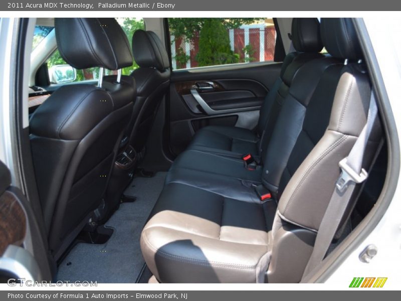 Palladium Metallic / Ebony 2011 Acura MDX Technology