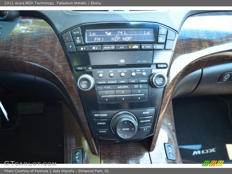 Palladium Metallic / Ebony 2011 Acura MDX Technology