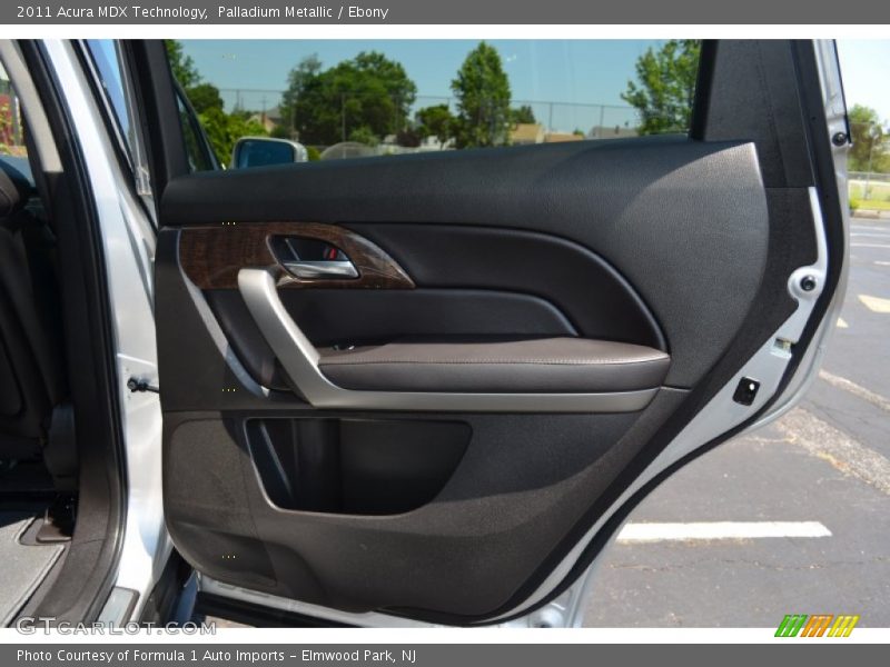Palladium Metallic / Ebony 2011 Acura MDX Technology