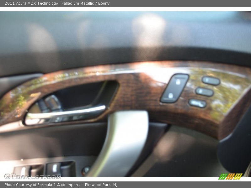 Palladium Metallic / Ebony 2011 Acura MDX Technology