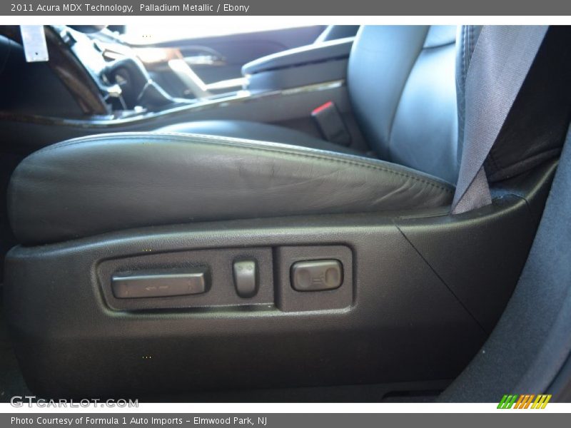 Palladium Metallic / Ebony 2011 Acura MDX Technology