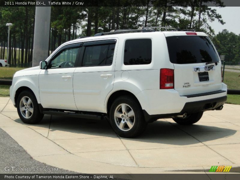 Taffeta White / Gray 2011 Honda Pilot EX-L