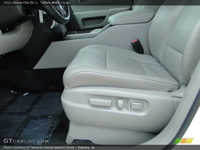 Taffeta White / Gray 2011 Honda Pilot EX-L