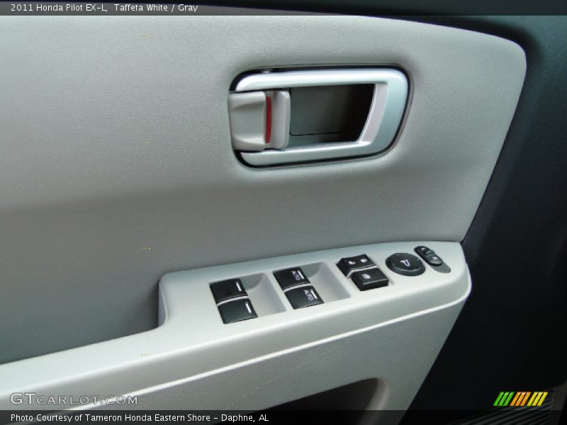 Taffeta White / Gray 2011 Honda Pilot EX-L