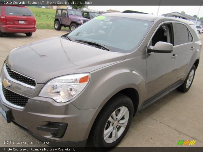Mocha Steel Metallic / Jet Black 2010 Chevrolet Equinox LT