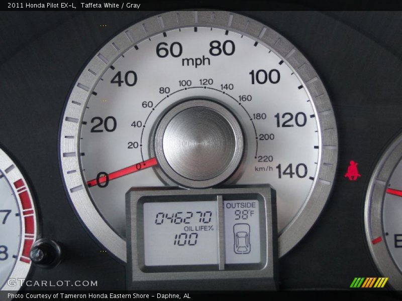 Taffeta White / Gray 2011 Honda Pilot EX-L