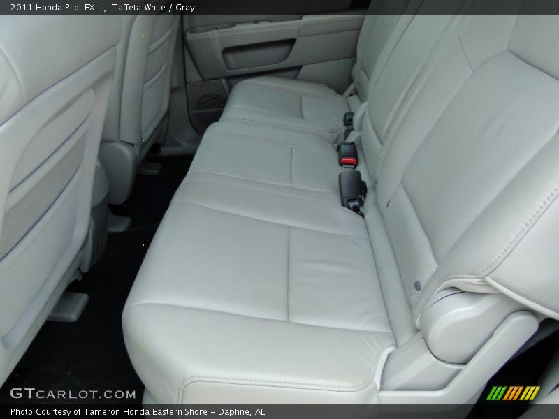 Taffeta White / Gray 2011 Honda Pilot EX-L