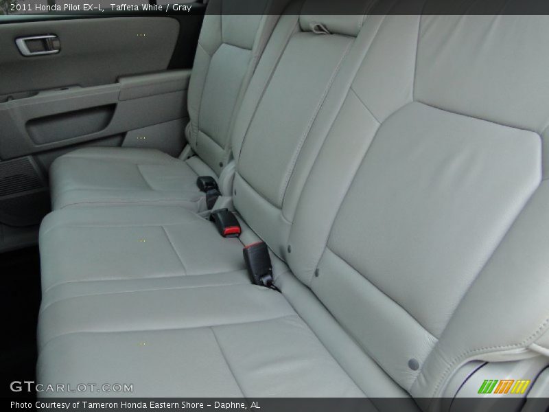Taffeta White / Gray 2011 Honda Pilot EX-L