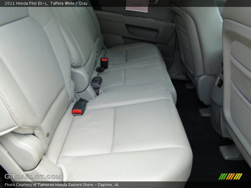 Taffeta White / Gray 2011 Honda Pilot EX-L