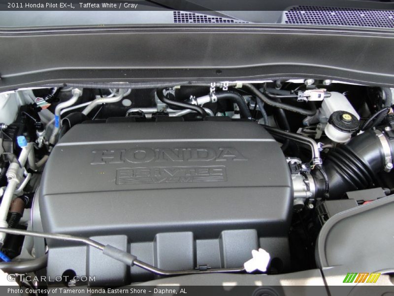 Taffeta White / Gray 2011 Honda Pilot EX-L