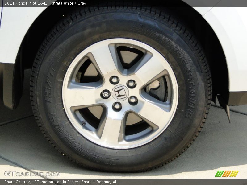 Taffeta White / Gray 2011 Honda Pilot EX-L