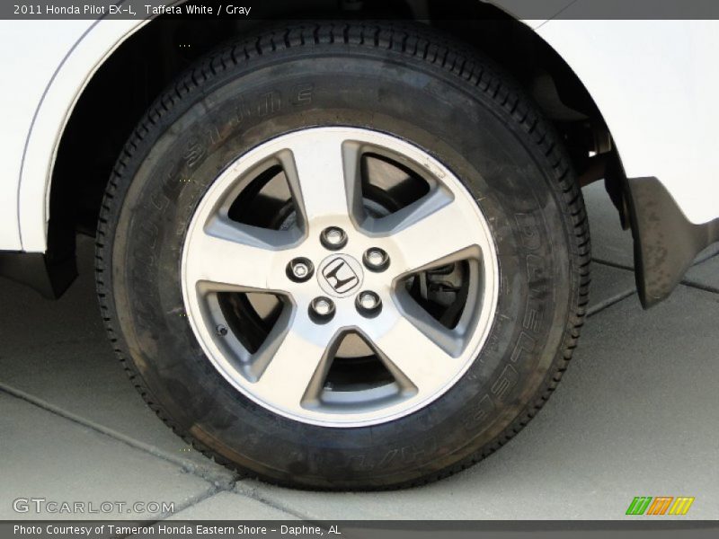 Taffeta White / Gray 2011 Honda Pilot EX-L