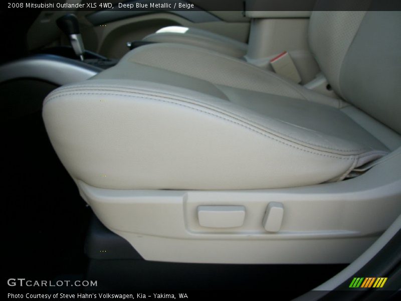 Deep Blue Metallic / Beige 2008 Mitsubishi Outlander XLS 4WD