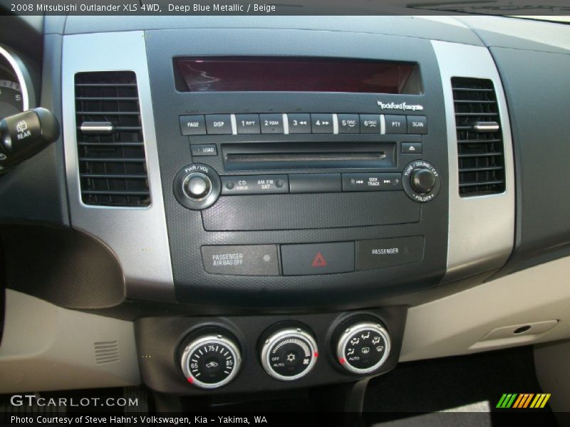 Deep Blue Metallic / Beige 2008 Mitsubishi Outlander XLS 4WD
