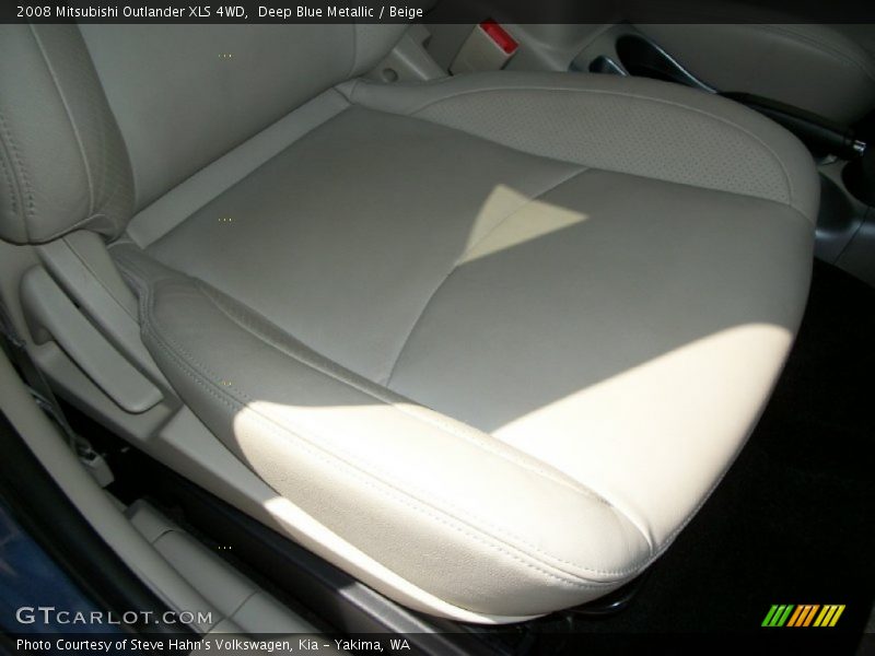 Deep Blue Metallic / Beige 2008 Mitsubishi Outlander XLS 4WD