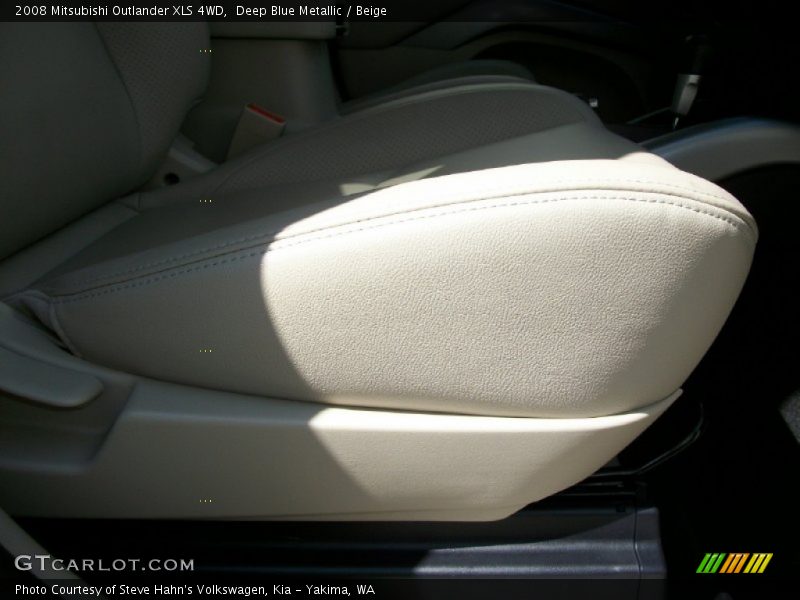 Deep Blue Metallic / Beige 2008 Mitsubishi Outlander XLS 4WD