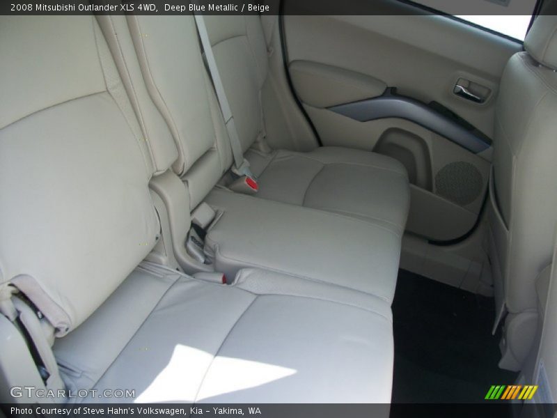 Deep Blue Metallic / Beige 2008 Mitsubishi Outlander XLS 4WD