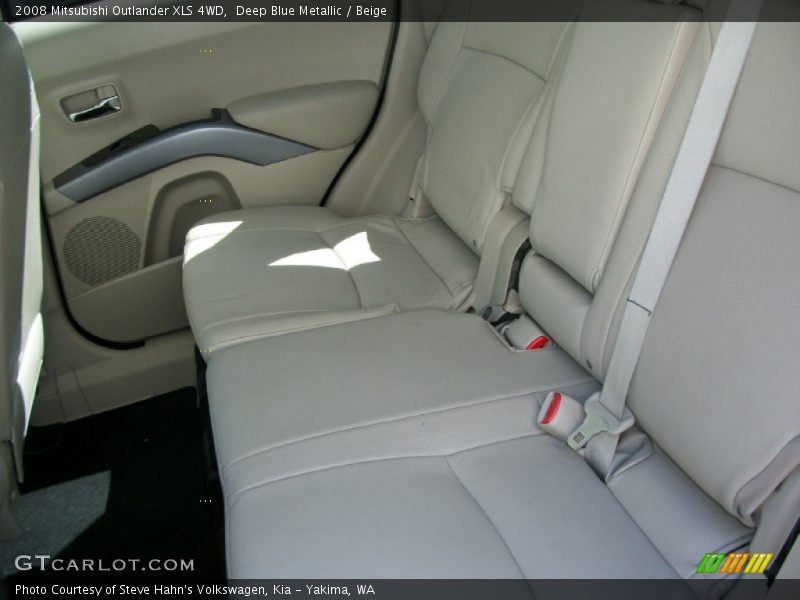 Deep Blue Metallic / Beige 2008 Mitsubishi Outlander XLS 4WD