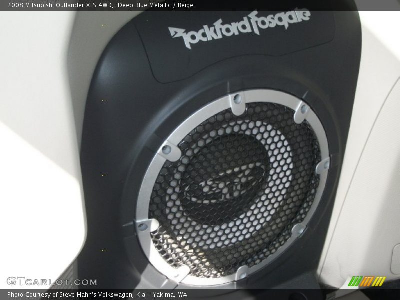 Deep Blue Metallic / Beige 2008 Mitsubishi Outlander XLS 4WD