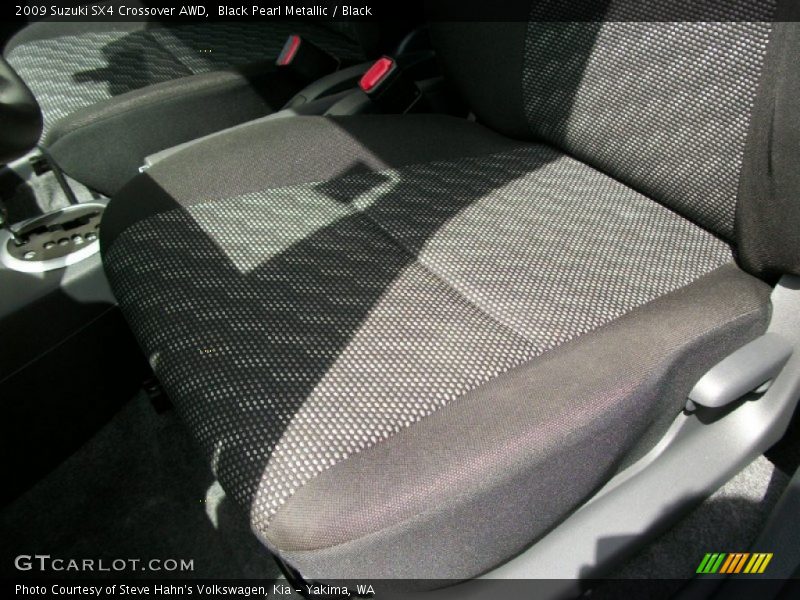 Black Pearl Metallic / Black 2009 Suzuki SX4 Crossover AWD