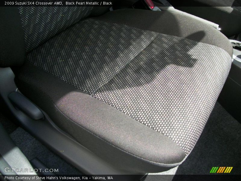 Black Pearl Metallic / Black 2009 Suzuki SX4 Crossover AWD