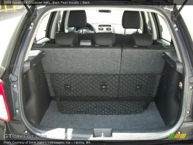 Black Pearl Metallic / Black 2009 Suzuki SX4 Crossover AWD