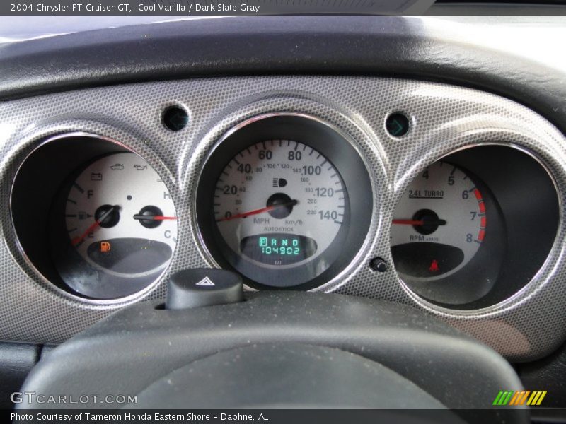 Cool Vanilla / Dark Slate Gray 2004 Chrysler PT Cruiser GT