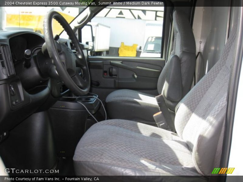 Summit White / Medium Dark Pewter 2004 Chevrolet Express 3500 Cutaway Moving Van