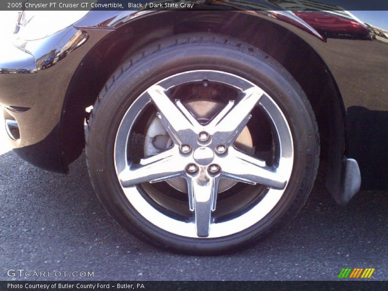 Black / Dark Slate Gray 2005 Chrysler PT Cruiser GT Convertible