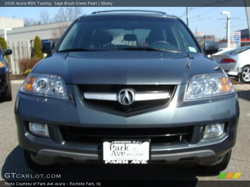 Sage Brush Green Pearl / Ebony 2006 Acura MDX Touring