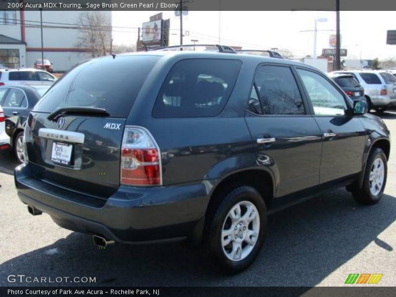Sage Brush Green Pearl / Ebony 2006 Acura MDX Touring