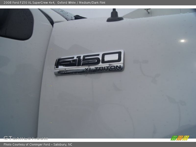 Oxford White / Medium/Dark Flint 2008 Ford F150 XL SuperCrew 4x4