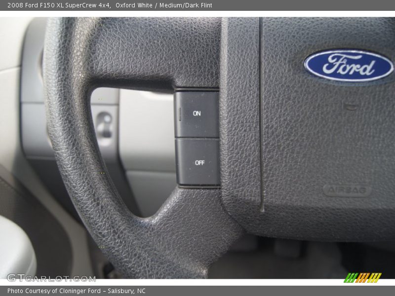 Oxford White / Medium/Dark Flint 2008 Ford F150 XL SuperCrew 4x4