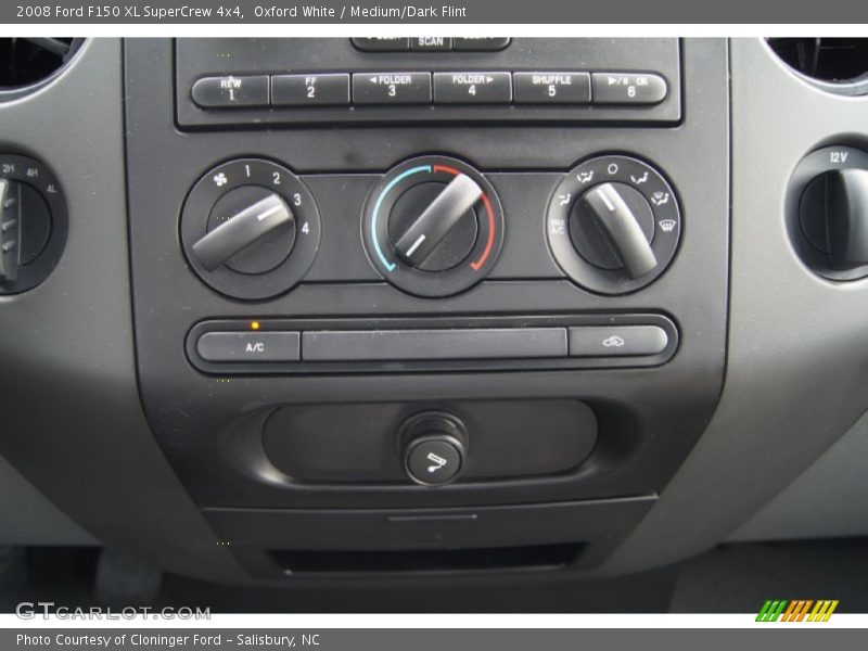 Oxford White / Medium/Dark Flint 2008 Ford F150 XL SuperCrew 4x4