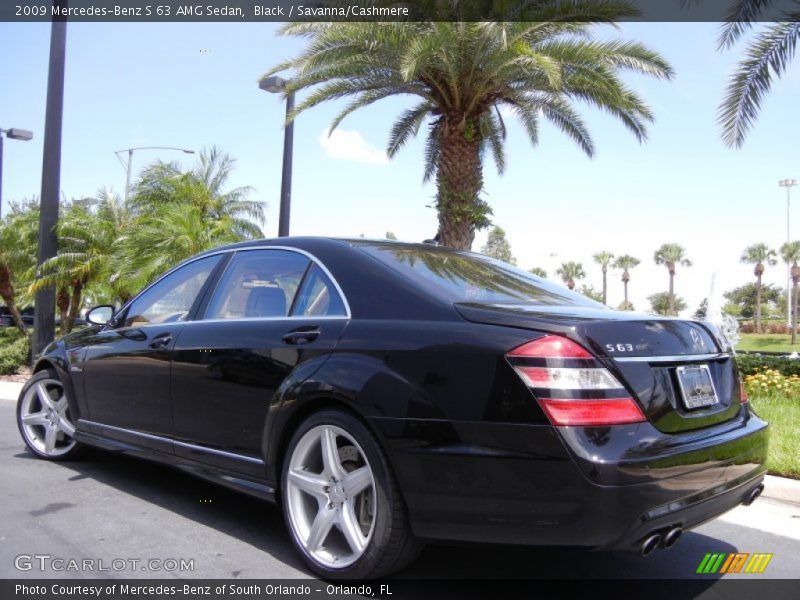 Black / Savanna/Cashmere 2009 Mercedes-Benz S 63 AMG Sedan