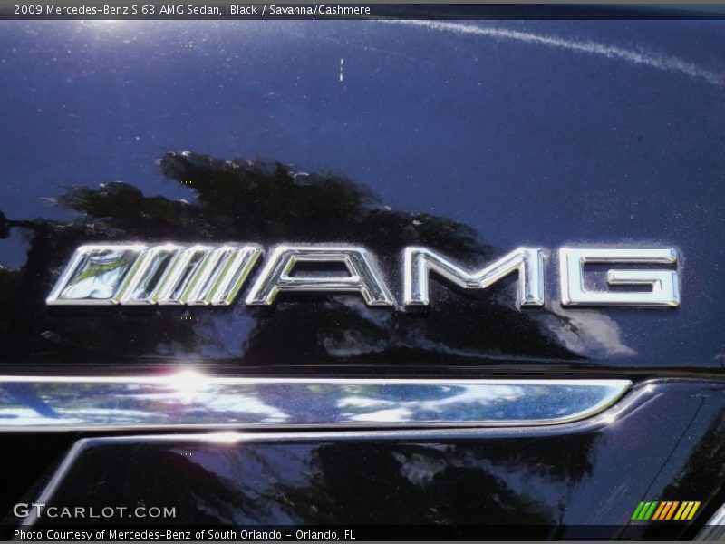 Black / Savanna/Cashmere 2009 Mercedes-Benz S 63 AMG Sedan