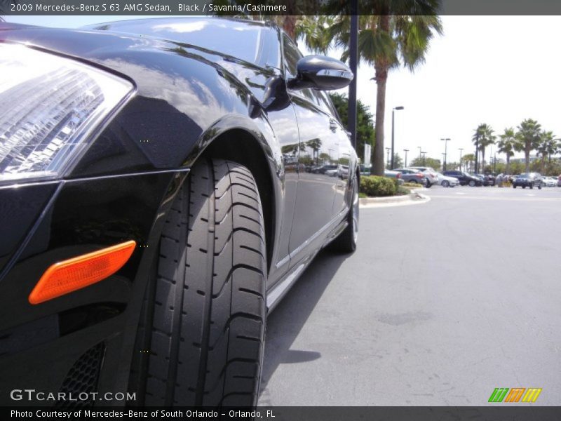 Black / Savanna/Cashmere 2009 Mercedes-Benz S 63 AMG Sedan