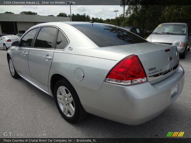 Silver Ice Metallic / Gray 2009 Chevrolet Impala LS