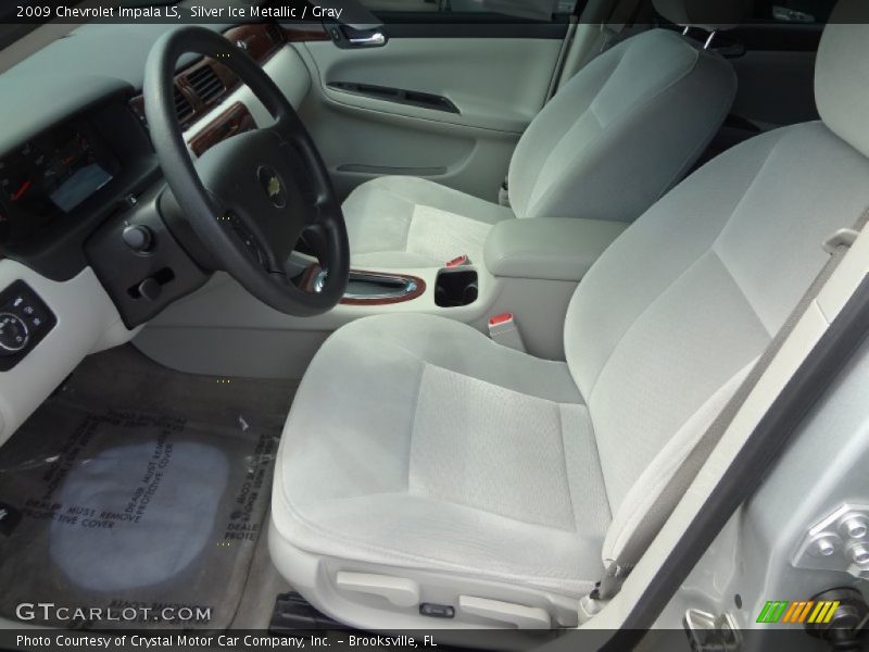 Silver Ice Metallic / Gray 2009 Chevrolet Impala LS