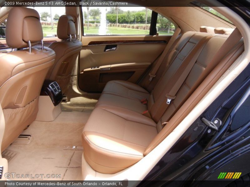 Black / Savanna/Cashmere 2009 Mercedes-Benz S 63 AMG Sedan
